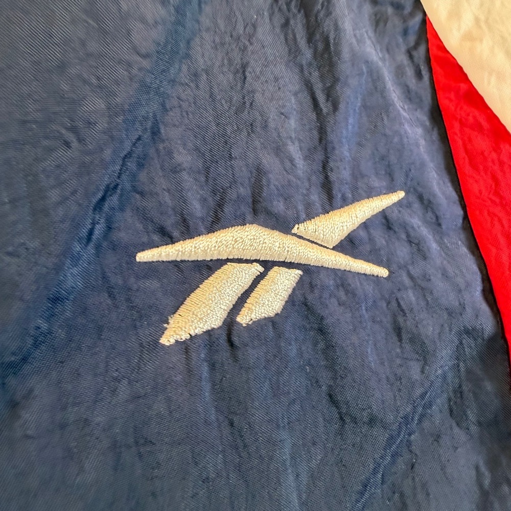 Reebok Mens 2X Track Pants Blue Red Windpants Vintage Inspired 90s Y2K Street - Picture 2 of 8